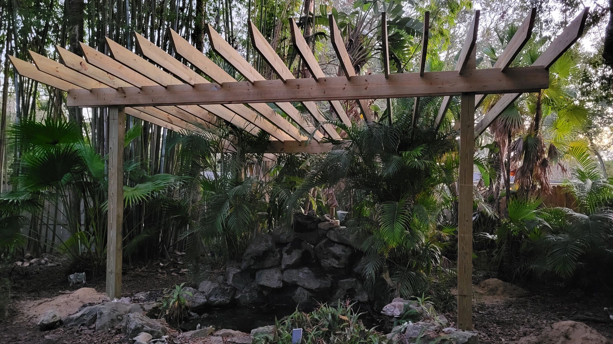 Pergola construction